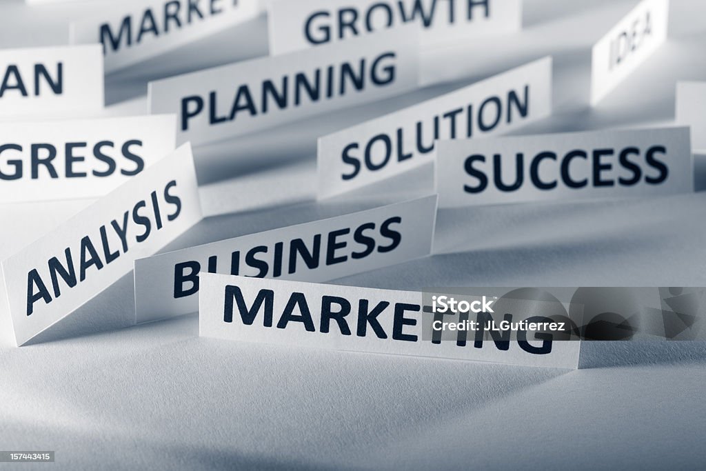 Business Strategy - Lizenzfrei Analysieren Stock-Foto