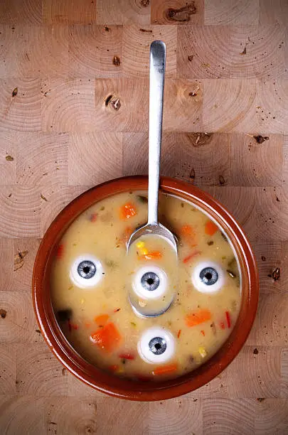 human eye soup
