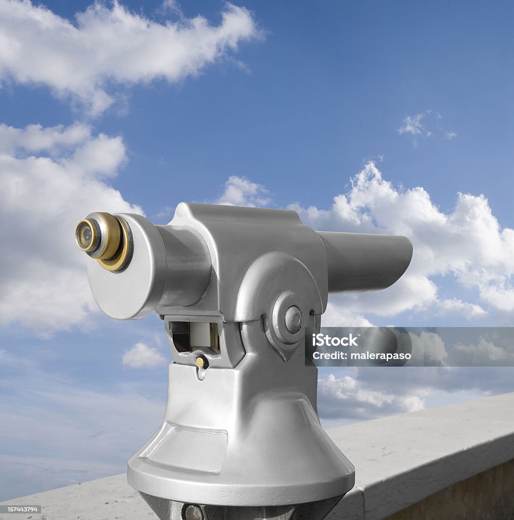 Telescópio - Royalty-free Admirar a Vista Foto de stock