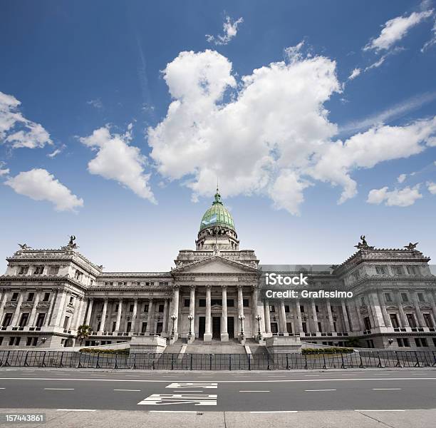 Buenos Aires Government Building Stock Photo - Download Image Now - Congress, Buenos Aires, Argentinian Flag