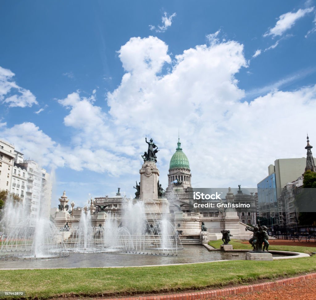 Argentina, Buenos Aires Palazzo Del Congresso - Foto stock royalty-free di America del Sud