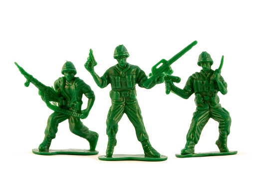 Collection of traditional toy soldiers