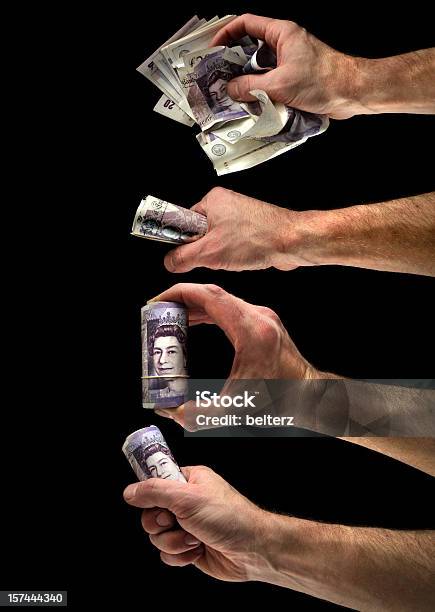 Cash In Hand Stock Photo - Download Image Now - British Currency, Currency, Fist