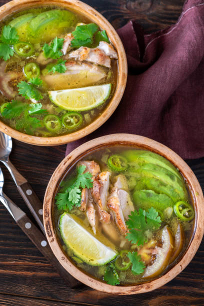 istock Green chili with chicken 1574454961