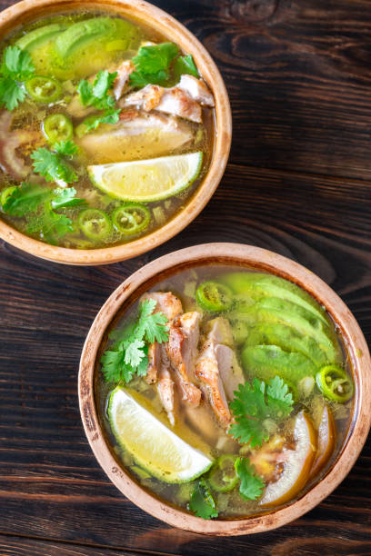 istock Green chili with chicken 1574454978