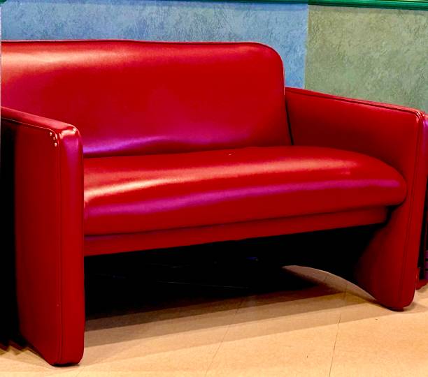istock Big Red Leather Chair 1574454979