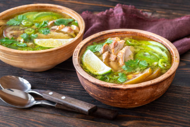 istock Green chili with chicken 1574455502