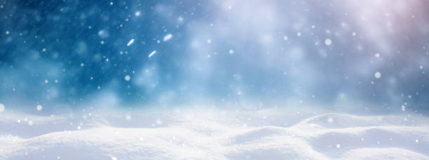 istock Beautiful background image of a banner format on a winter theme. 1574560463