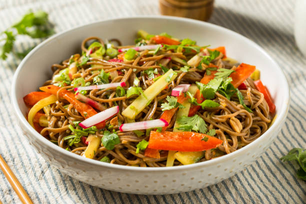 istock Healthy Organic Asian Noodle Salad 1574561178