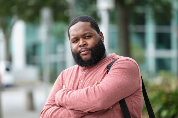 istock Serious African-American man, arms crossed 1574637255