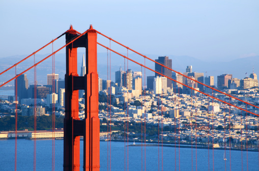 Golden Gate Bridge and San Francisco Skyline