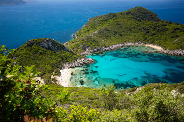 istock Beautiful summer panoramic seascape in Porto Timoni 1574728691