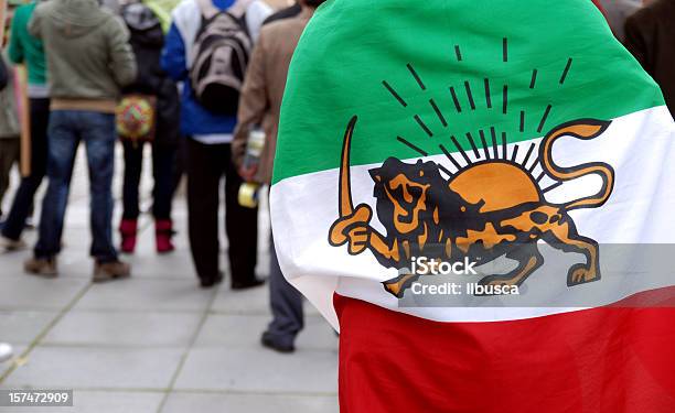 Public Demonstration For Iran Stock Photo - Download Image Now - Iran, Protest, Iranian Culture