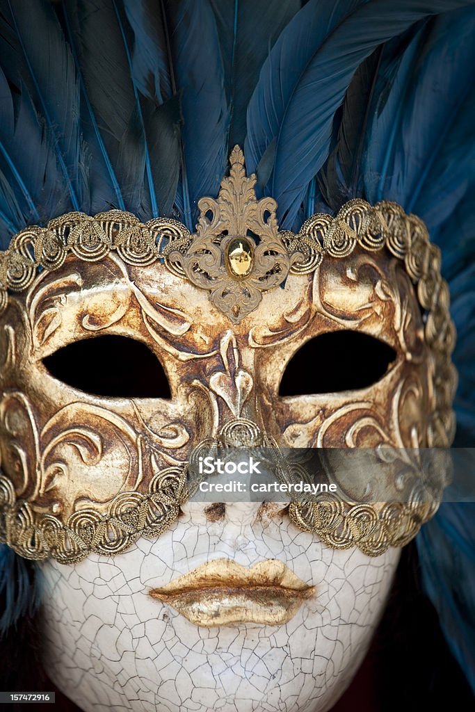 Venetian Masks for Mardi Gras; Venice Mask in Italy  Mardi Gras Stock Photo