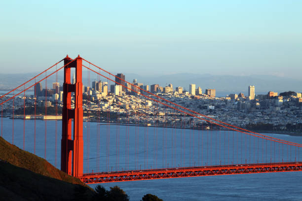 istock Golden Gate Bridge and San Francisco Skyline 157473467