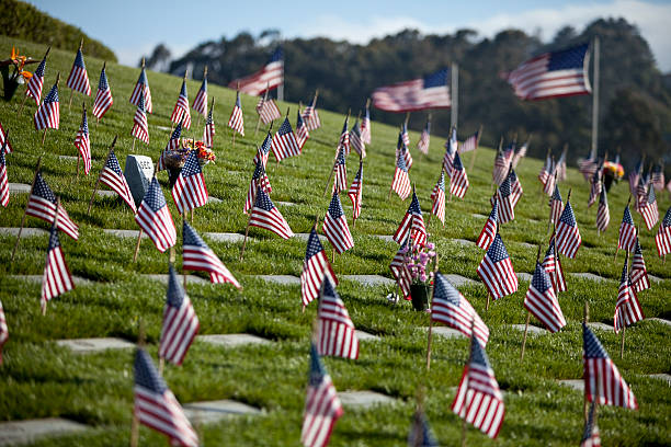 istock Memorial Day at the Cemetery 157475044