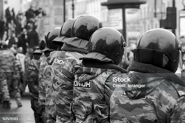 Russian Riot Squad Stock Photo - Download Image Now - Russia, Protest, Police Force