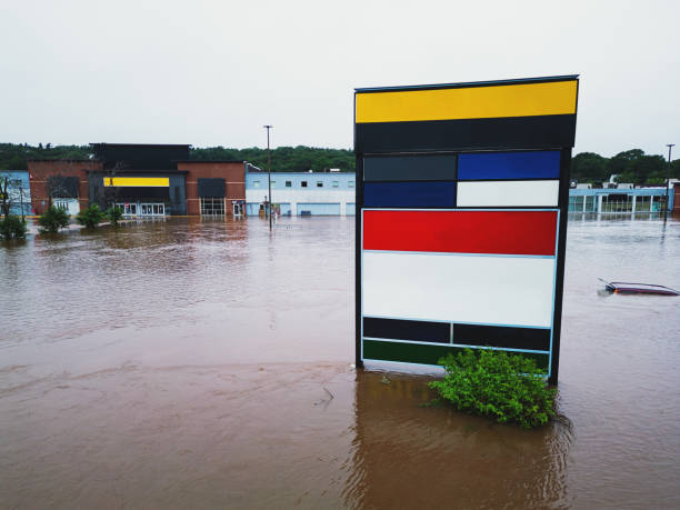 Budapest, Hungary – April 27.2025: Flood in Budapest