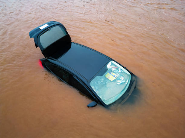 istock Car Lost in Flood 1574753743