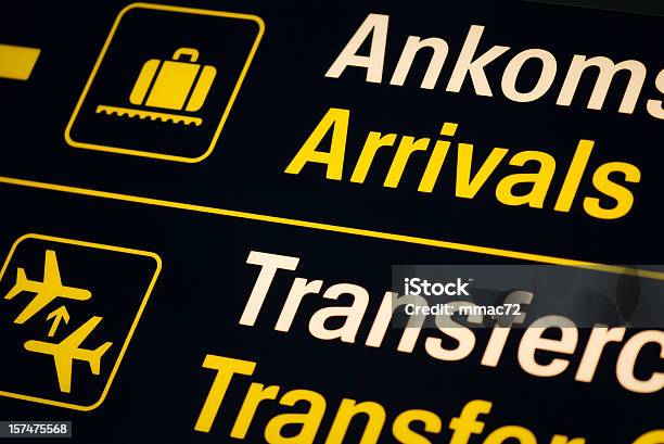 Arrivals Stock Photo - Download Image Now - Airplane, Airport, Airport Departure Area
