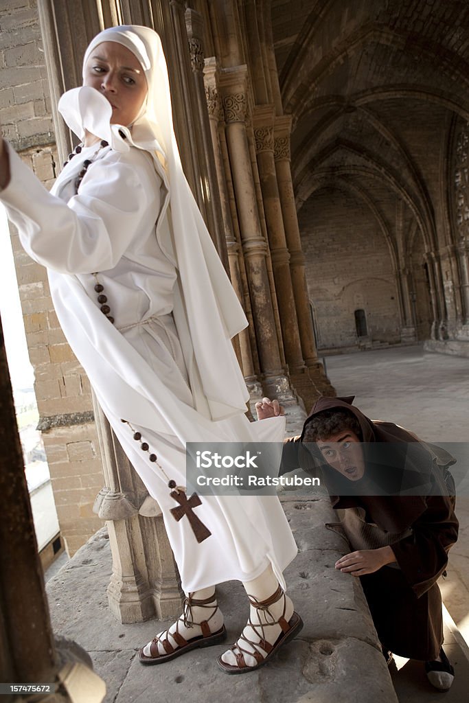 Impertinente monge - Foto de stock de Assédio Sexual royalty-free