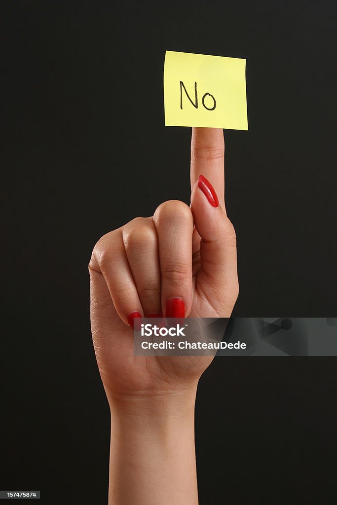 Nooooo!!! - Royalty-free Recusar Foto de stock