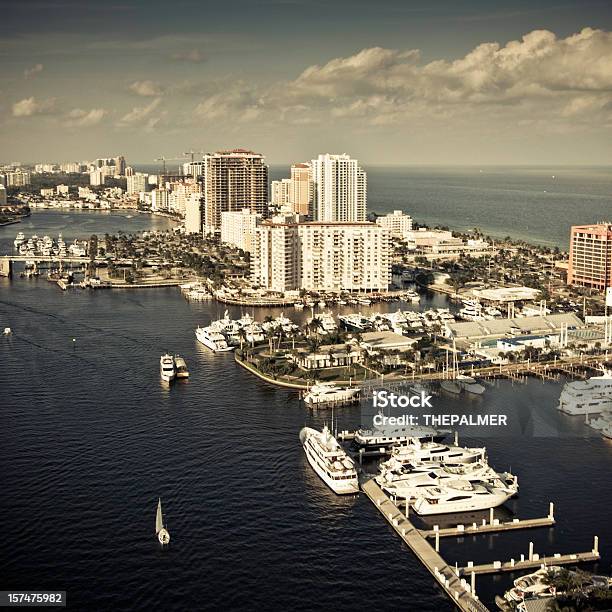 Al Canal Intracoastal Waterway De Fort Lauderdale Foto de stock y más banco de imágenes de Agua - Agua, Aire libre, Barco de pasajeros