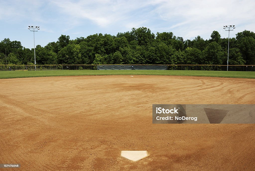 Terrain de Baseball et softball - Photo de Terrain de baseball libre de droits