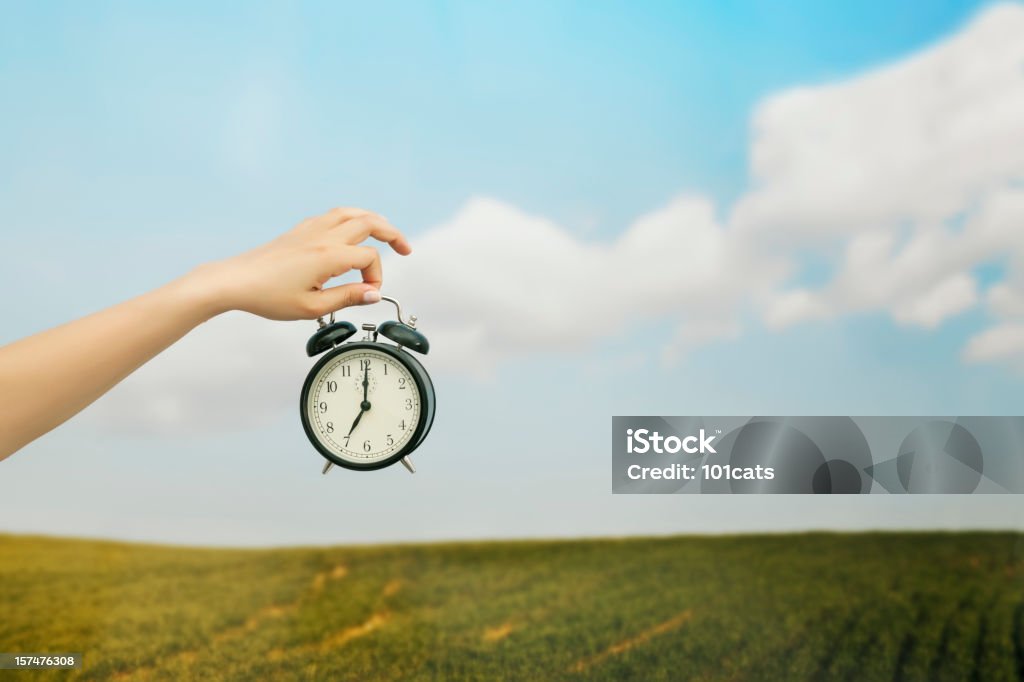 Tempo di wake-up - Foto stock royalty-free di Adulto