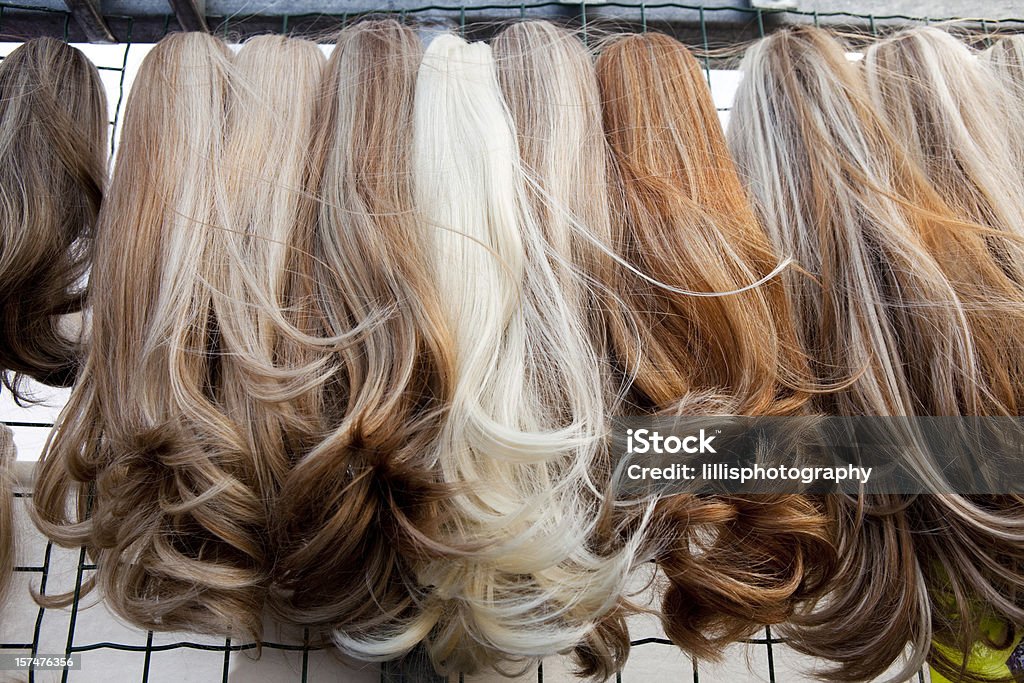 Hair Extensions For Sale In Amsterdam Stock Photo - Download Image Now - Hair  Extension, Wig, Long - iStock