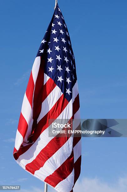 Foto de Bandeira Norteamericana e mais fotos de stock de Bandeira Norte-Americana - Bandeira Norte-Americana, 4 de Julho, Azul