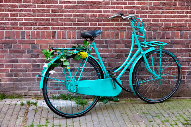 istock Decorated Bike in Amsterdam 157476543