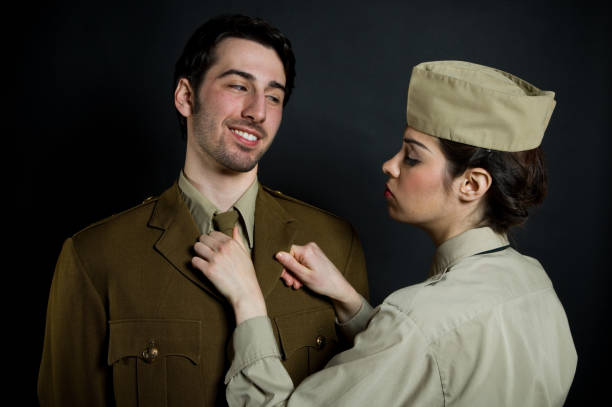 istock WWI Military couple 157476857