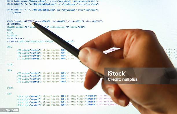 컴퓨터 프로그래밍하지 Html html에 대한 스톡 사진 및 기타 이미지 - html, 가리키기, 데이터