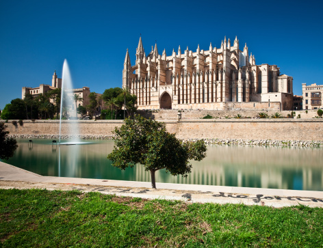 Designed in the French Gothic style, the Palma Cathedral was finished in 1601 and is located in Palma de Mallorca