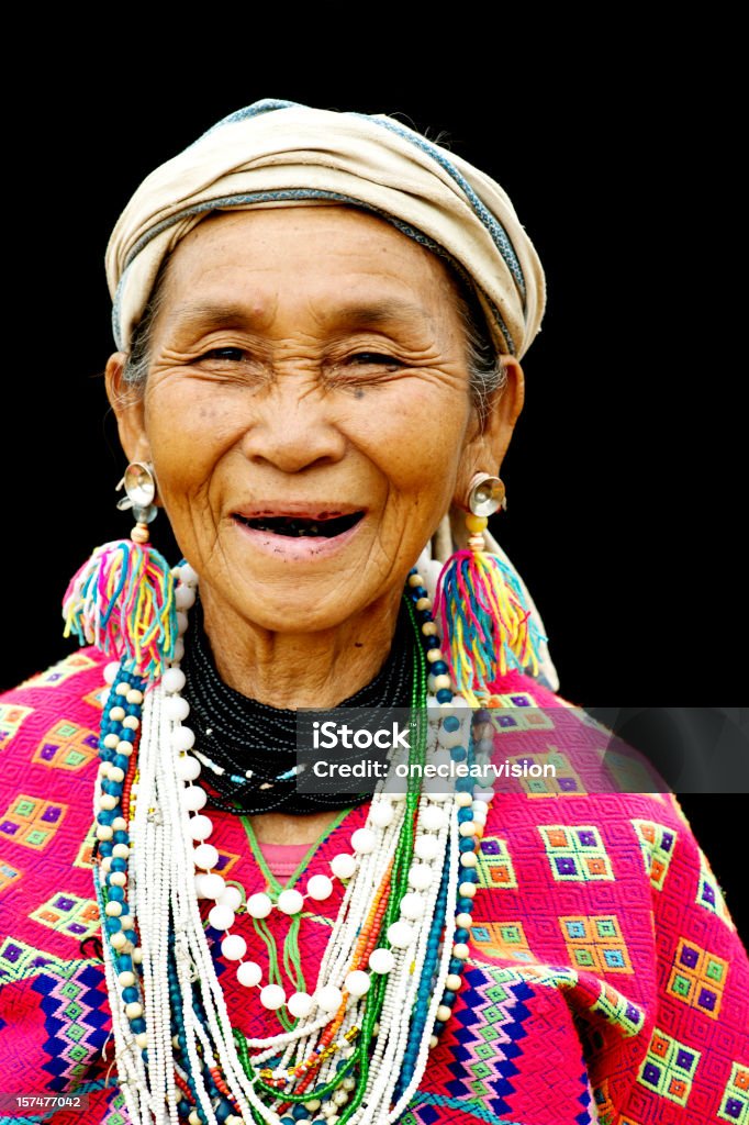 Karen Hill Tribo mulher - Foto de stock de Adulto royalty-free