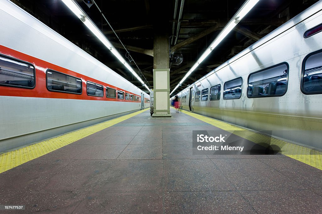 Bahnhof Grand Central Station Train Plattform New York - Lizenzfrei Grand Central Station - Manhattan Stock-Foto