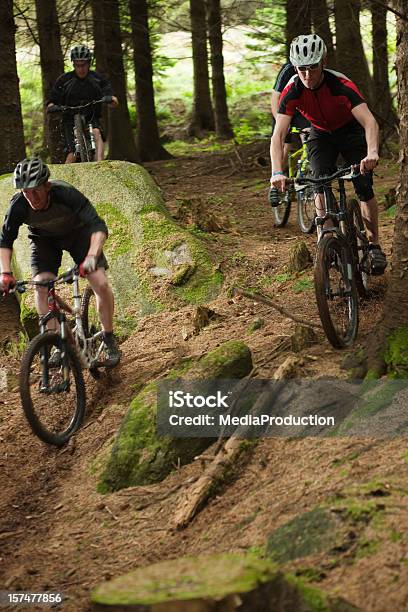 산악 자전거 경주 자전거 타기에 대한 스톡 사진 및 기타 이미지 - 자전거 타기, 두발자전거, 오솔길