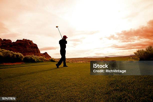 Foto de Teeing Off e mais fotos de stock de Campo de Golfe - Campo de Golfe, teeing off, Utah