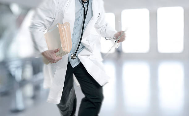 istock Busy Doctor in motion 157477995