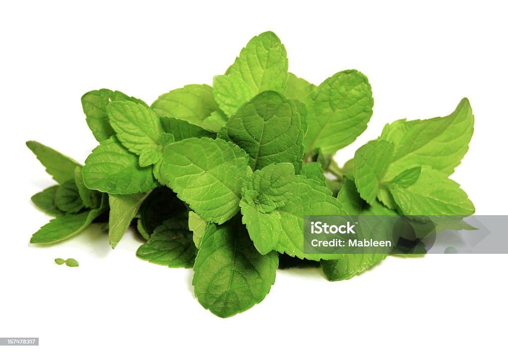 Folhas de menta (Mentha - Foto de stock de Comida royalty-free