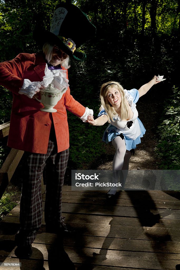 Alice's Entführung - Lizenzfrei Mad Hatter Stock-Foto