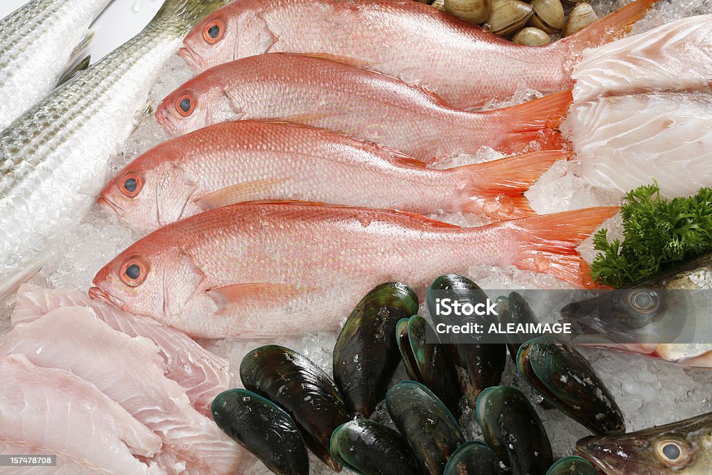 Pesce fresco - Foto stock royalty-free di Crostaceo