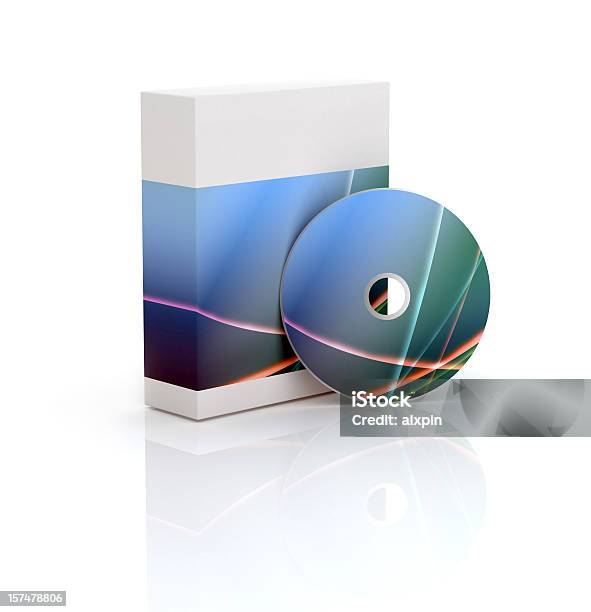 Blanco Software De Caja Foto de stock y más banco de imágenes de CD-ROM - CD-ROM, Caja, Cartón