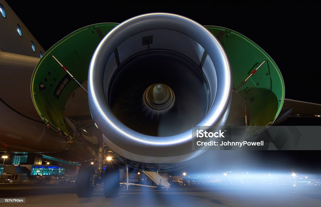 Jet-engine in einem Airbus A320 kommerzielle airliner. - Lizenzfrei Reparieren Stock-Foto