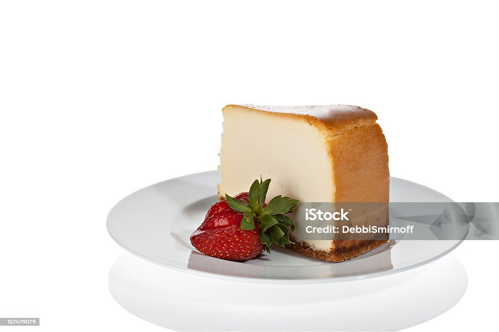 Deliciosa tarta de queso al estilo de Nueva York - Foto de stock de Pastel de queso libre de derechos