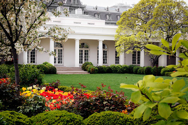 The West Wing,  White House, Washington DC, USA stock photo