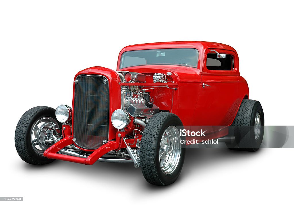 Classico 1932 Ford Hot Rod - Foto stock royalty-free di Vettura truccata