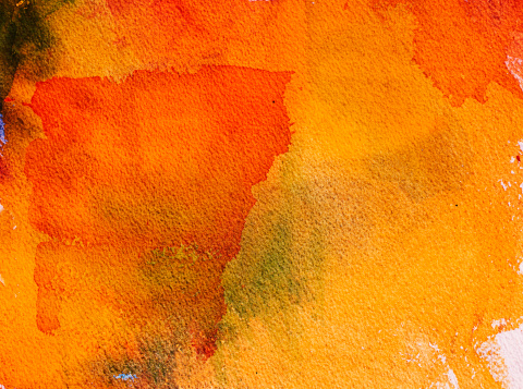 This is a closeup from a  water color painting on high quality paper made with first-class artist paints and tools. Showing paintbrush strokes and paper texture. Photographed in daylight with Canon 5D Mark II  camera and 100 mm macro lens. The picture suitable as backgrounds, wallpaper or decorative art. Created by me.