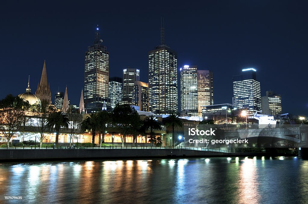 Horizonte de Melbourne - Foto de stock de Melbourne - Australia libre de derechos